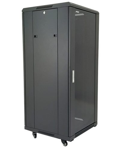 37U Data cabinets 600 x 800. Floor Standing. Glass Door