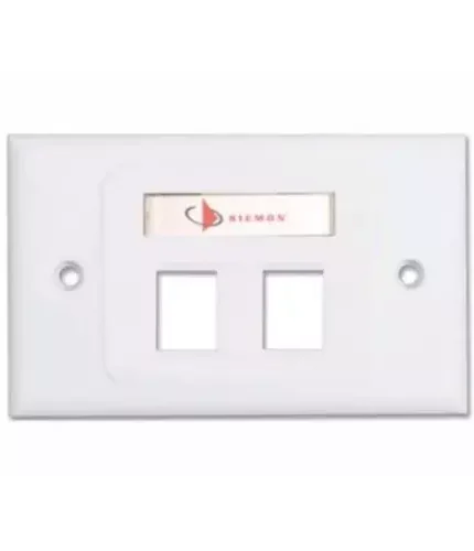 Siemon Double Face Plates with Module