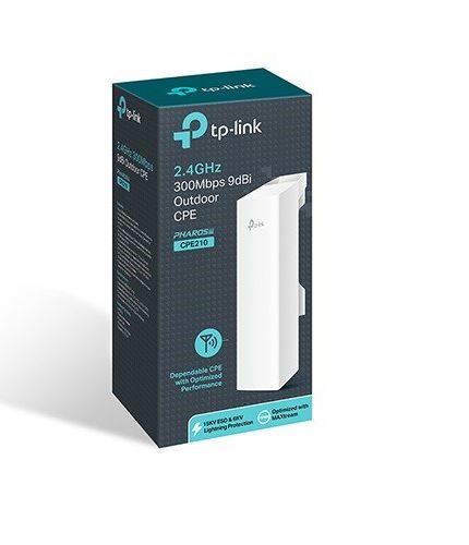 TP-Link CPE-210 2.4GHz 300Mbps 9dBi Outdoor-CPE