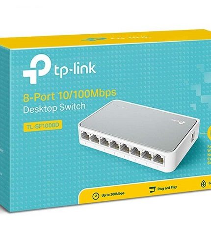 TP-Link TL-SF1008D 8-Port 10100Mbps Desktop Switch