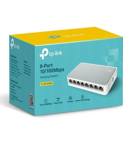 TP-Link TL-SF1008D 8-Port Desktop-Switch