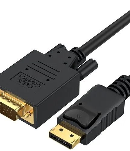 Display Port-vga 1.8mtr cable