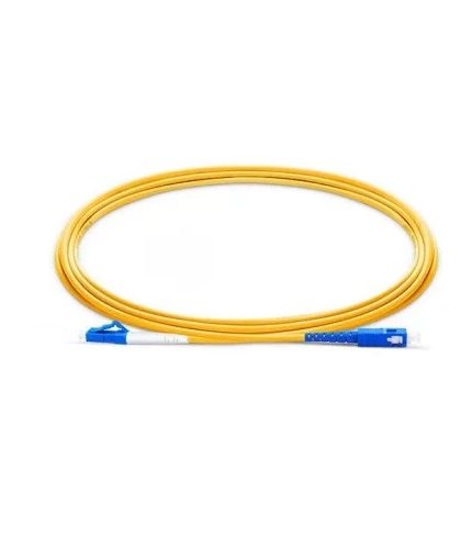 1m LC UPC to SC UPC Simplex Single Mode Fiber Optic Patch Cable