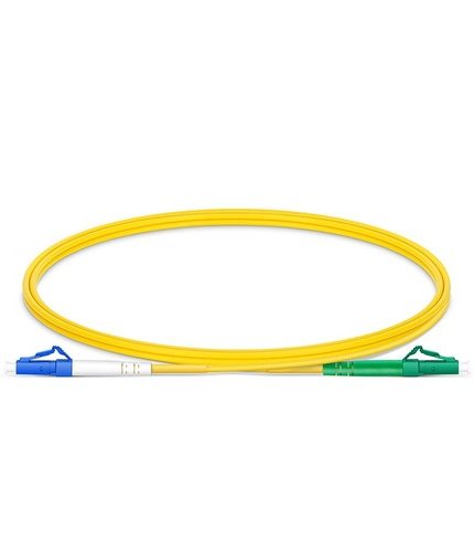 1m LC UPC to LC APC Simplex Single Mode Fiber Optic Patch Cable