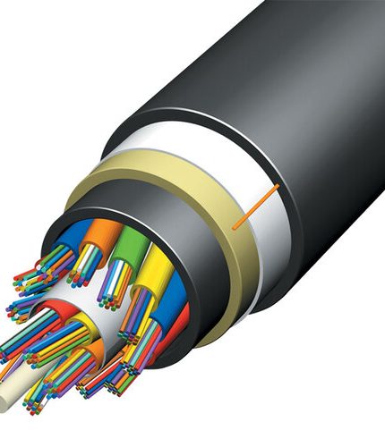 Fiber FTTX ADSS 48F Cable Per KM - 100 Meters Span