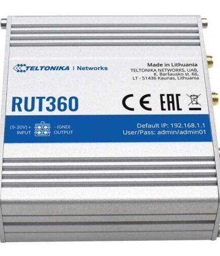 Teltonika RUT360 CAT6 LTE Industrial Router